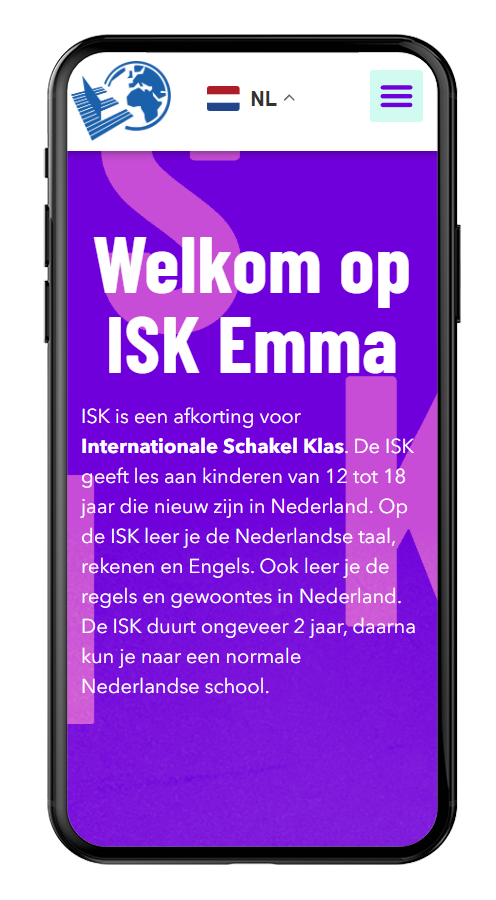 De homepage